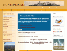 Tablet Screenshot of montepescali.it